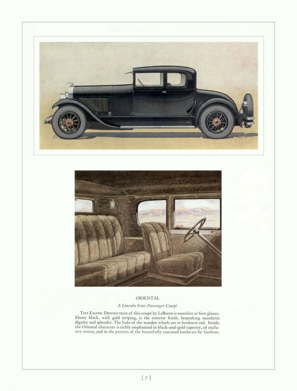 1927 Lincoln Cars Brochure Page 14